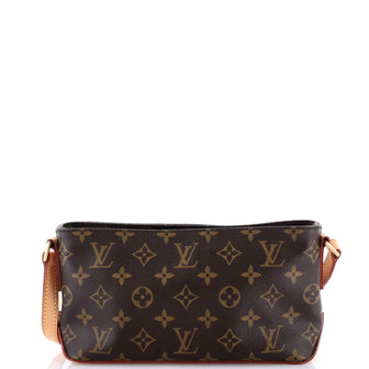 Louis Vuitton Trotteur Handbag Monogram Canvas