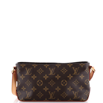 Louis Vuitton Trotteur Handbag Monogram Canvas