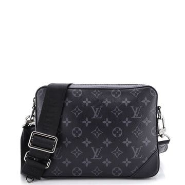 Louis Vuitton Trio Messenger Bag Reverse Monogram Eclipse Canvas