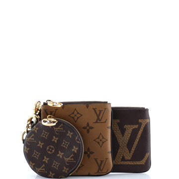 Louis Vuitton Trio Pouch Set Reverse Monogram Giant