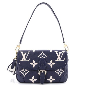 Louis Vuitton Diane NM Handbag Bicolor Monogram Empreinte Giant