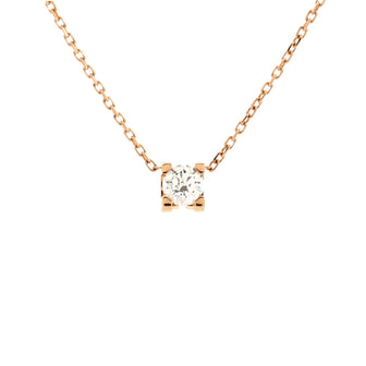 Cartier C de Cartier Necklace 18K Rose Gold and Diamond 0.20-0.29CT