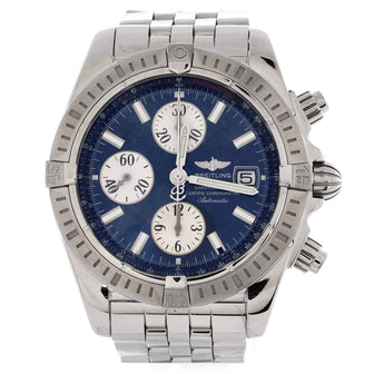 Breitling Chronomat Evolution Chronometer Chronograph Automatic Watch Stainless Steel 44