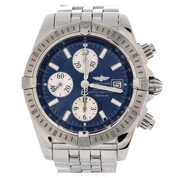 Breitling Chronomat Evolution Chronometer Chronograph Automatic Watch Stainless Steel 44