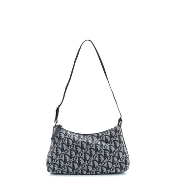 Christian Dior Vintage Trotter Pochette Shoulder Bag Diorissimo Canvas Small