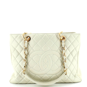 Chanel Grand Shopping Tote Quilted Caviar