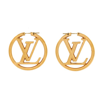 Louis Vuitton Louise Hoop Earrings Metal GM
