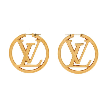 Louis Vuitton Louise Hoop Earrings Metal GM