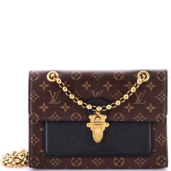 Louis Vuitton Victoire Handbag Monogram Canvas and Leather