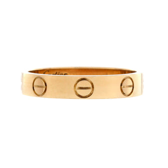 Cartier Love Wedding Band Ring 18K Yellow Gold