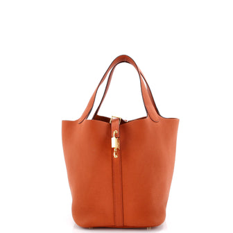 Hermes Picotin Lock Bag Clemence MM