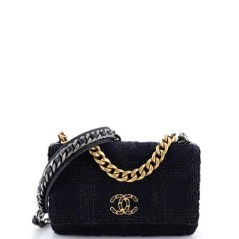 Chanel 19 Wallet on Chain Quilted Tweed
