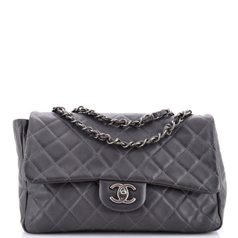 Chanel Classic Single Flap Bag Quilted Lambskin Jumbo