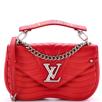 Louis Vuitton New Wave Chain Bag Quilted Leather MM