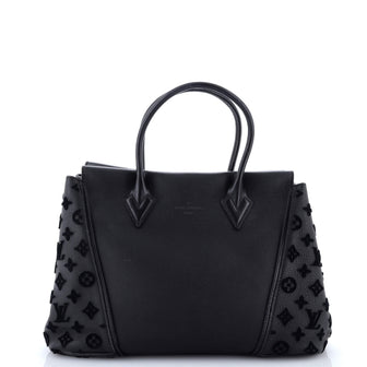 Louis Vuitton W Tote Monogram Tuffetage Leather PM