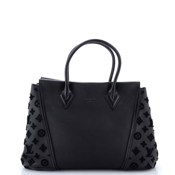 Louis Vuitton W Tote Monogram Tuffetage Leather PM