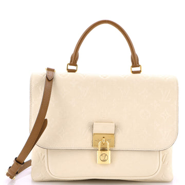 Louis Vuitton Marignan Handbag Monogram Empreinte Leather