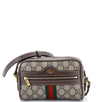 Gucci Ophidia Shoulder Bag GG Coated Canvas Mini
