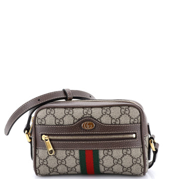 Gucci Ophidia Shoulder Bag GG Coated Canvas Mini