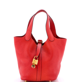 Hermes Picotin Lock Bag Clemence PM
