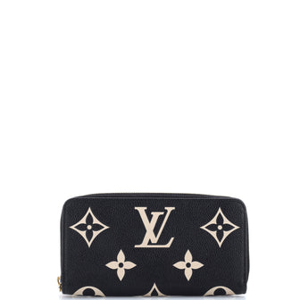 Louis Vuitton Zippy Wallet Bicolor Monogram Empreinte Giant