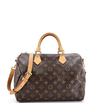 Louis Vuitton Speedy Bandouliere Bag Monogram Canvas 30