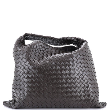 Bottega Veneta Hop Hobo Intrecciato Leather Large