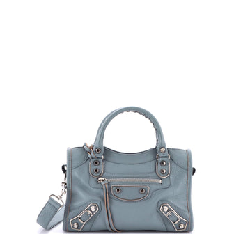 Balenciaga City Classic Metallic Edge Bag Leather Mini