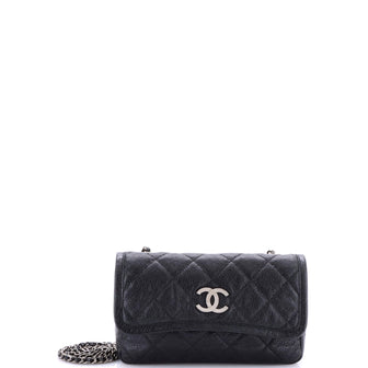 Chanel Natural Beauty Flap Bag Quilted Caviar Small