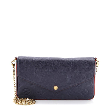 Louis Vuitton Felicie Pochette Monogram Empreinte Leather