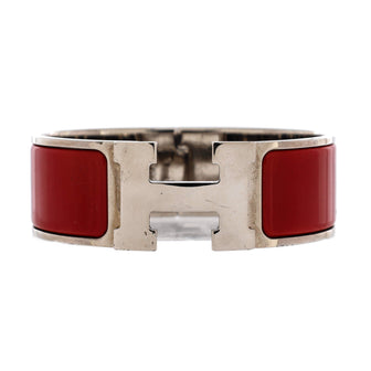 Hermes Clic H Bracelet Enamel Wide