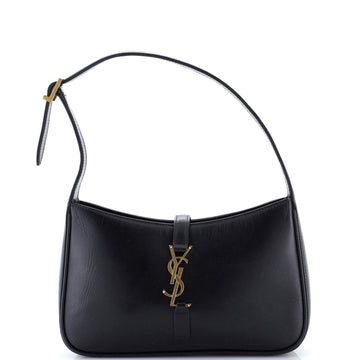 Saint Laurent Le 5 a 7 Hobo Leather Small