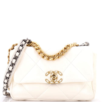 Chanel 19 Flap Bag Quilted Leather Medium