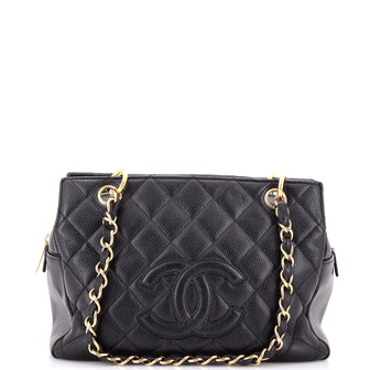 Chanel Petite Timeless Tote Quilted Caviar