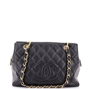 Chanel Petite Timeless Tote Quilted Caviar