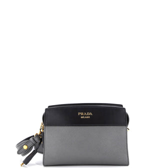 Prada Esplanade Crossbody Bag Saffiano with City Calf Small