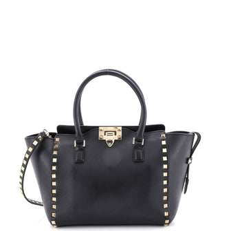 Valentino Garavani Rockstud Tote Rigid Leather Small