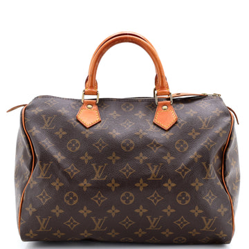 Louis Vuitton Speedy Handbag Monogram Canvas 30