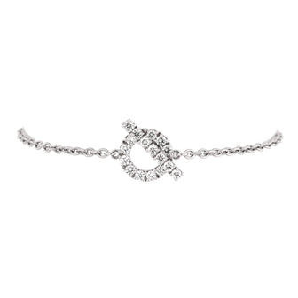 Hermes Finesse Bracelet 18K White Gold and Diamonds