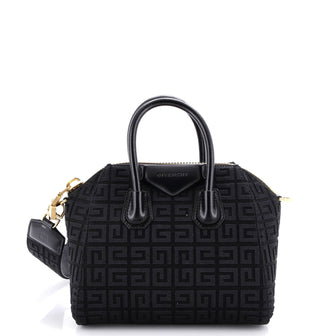 Givenchy Antigona Bag 4G Embroidered Canvas Mini