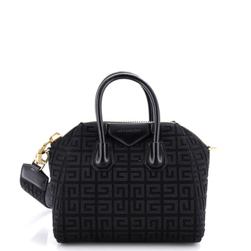 Givenchy Antigona Bag 4G Embroidered Canvas Mini
