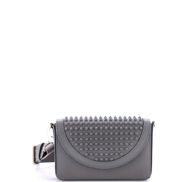 Christian Louboutin Explorafunk Wallet On Chain Spiked Leather