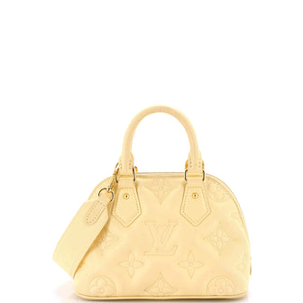 Louis Vuitton Alma Handbag Bubblegram Leather BB