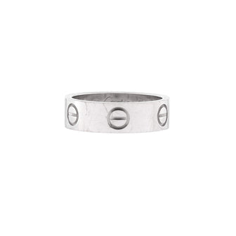 Cartier Love Band Ring 18K White Gold