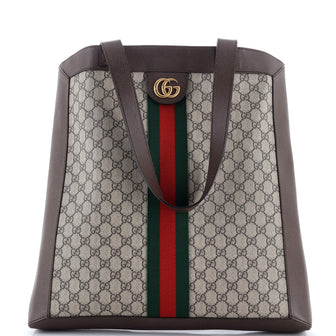 Gucci Ophidia Soft Open Tote GG Coated Canvas Large