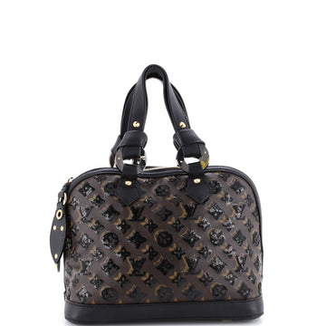 Louis Vuitton Alma Handbag Limited Edition Monogram Eclipse Sequins PM