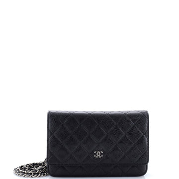 Chanel Wallet on Chain Quilted Caviar