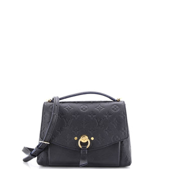 Louis Vuitton Blanche Handbag Monogram Empreinte Leather BB