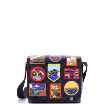 Louis Vuitton District NM Messenger Bag Alps Patches Damier Graphite PM