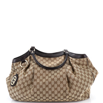 Gucci Sukey Tote GG Canvas Large